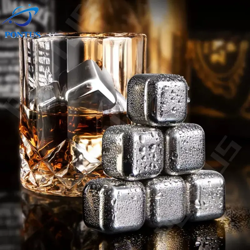 

Набор кубиков из нержавеющей стали для охлаждения пива, виски, вина