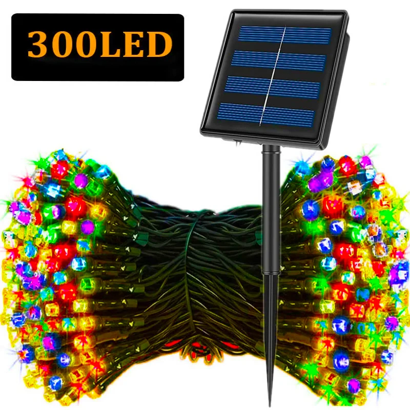 

Солнечные гирлянды LED 300 светодиодов