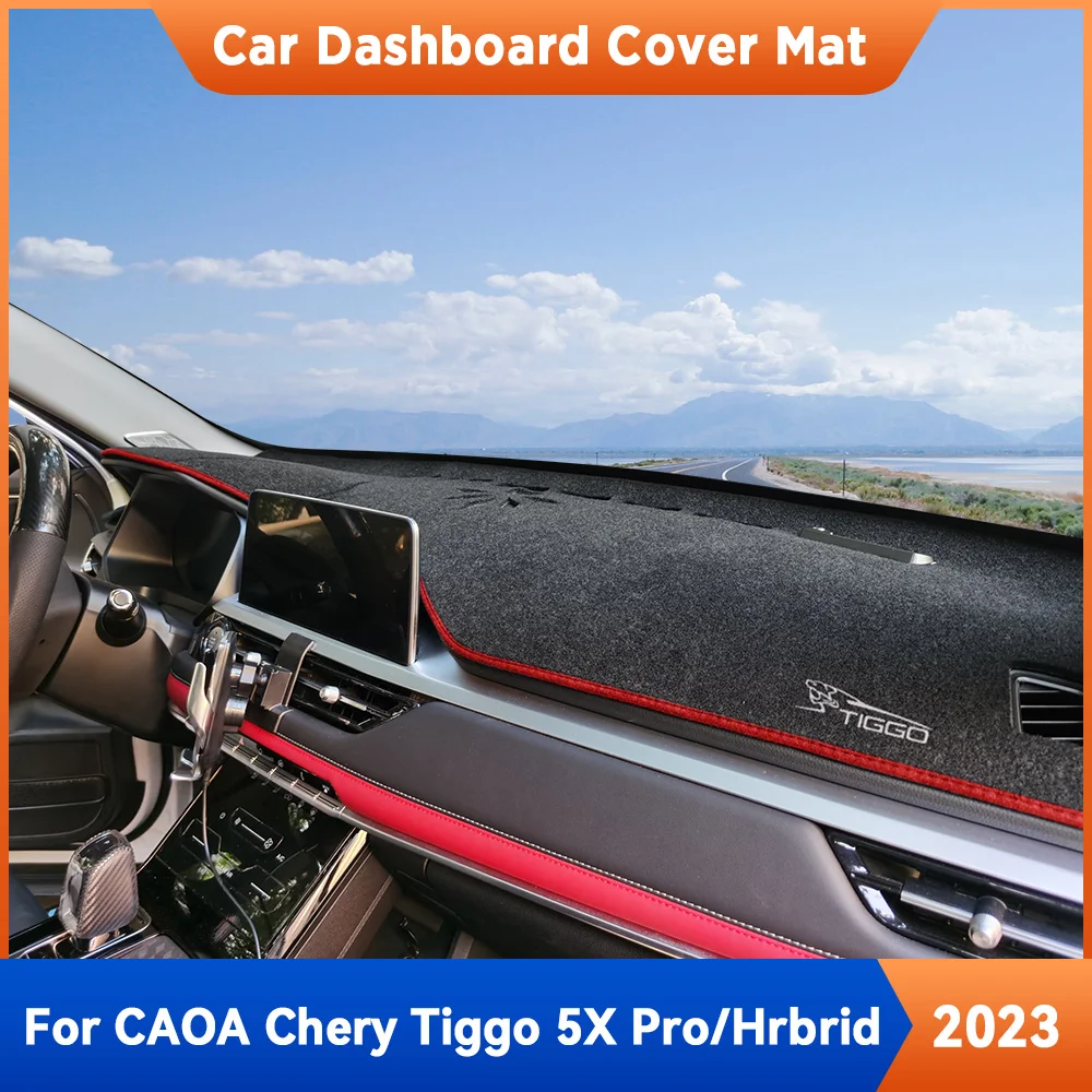 

For CAOA Chery Tiggo 5X Pro Hybrid 2023 Car Dashboard Cover Mat Sun Shade Pad Carpet Mat Anti-UV Interior Accessories MATS