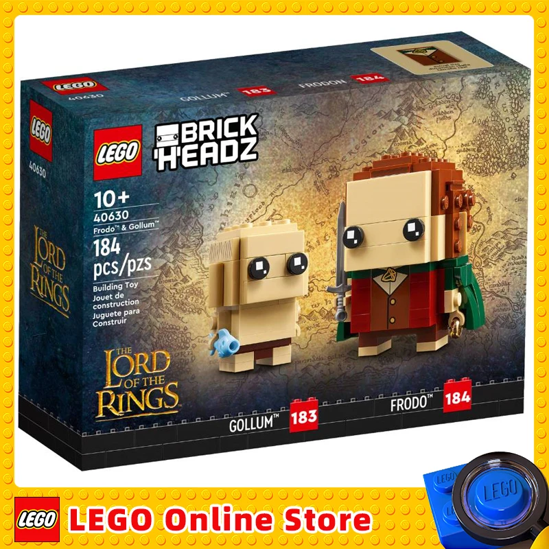 

LEGO BrickHeadz Frodo & Gollum (40630) The Lord of The Rings Building Set for Children Birthday Gift 184pzs