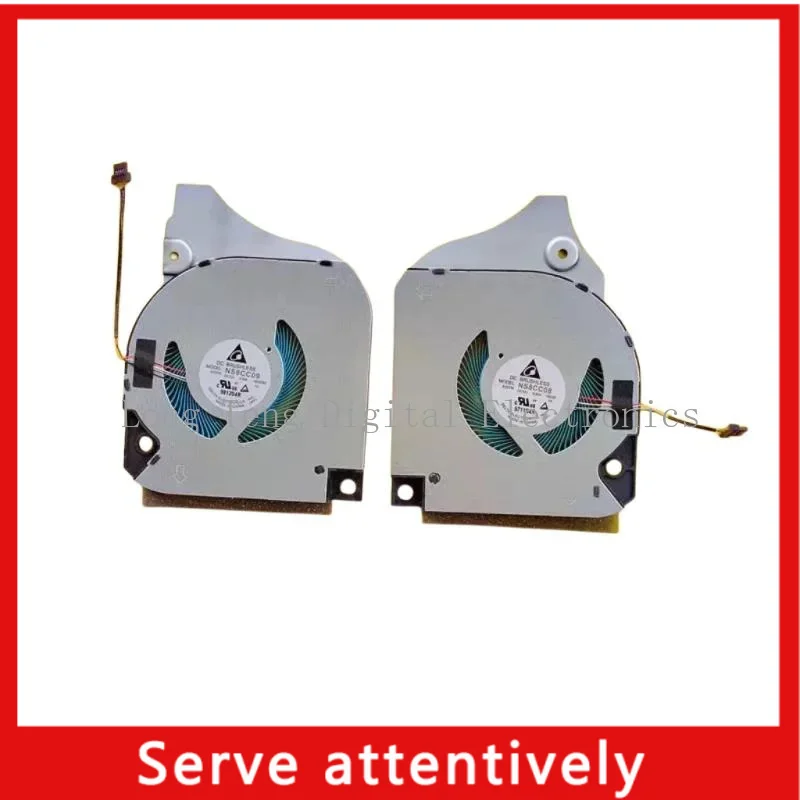 Для Dell G5 5590 G7 7790 7590 Вентилятор графического процессора 0X4F3M 0F7N58 NS8CC09-18G30B Z NS8CC08-18G29