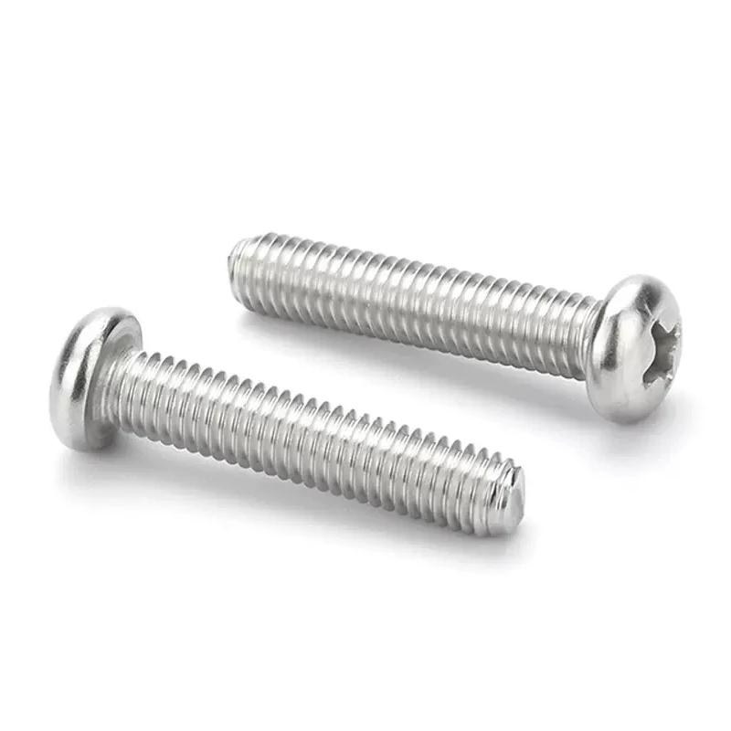 M2.5 M3 M3.5 GB818-85 304 нержавеющая сталь крест Phillips круглая сковорода фотометрическая