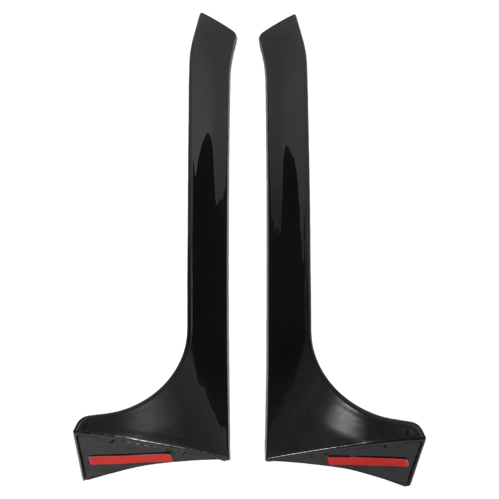 1 пара глянцевых черных задних окон боковая отделка Обложка для телефона Golf 6 MK6