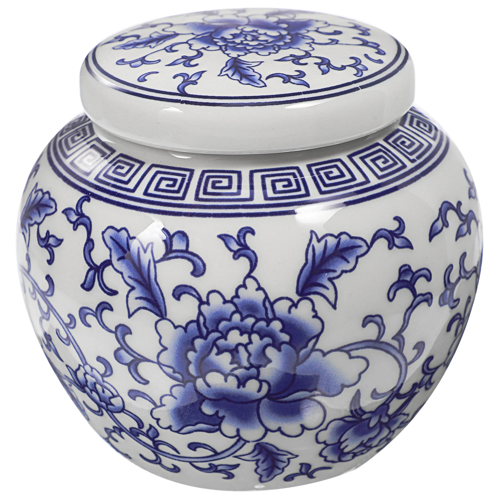 

Blue White Porcelain Tea Loose Leaf Storage Jar Canisters Jars Sugar Cube Container Bags Home Supply Convenient Candy