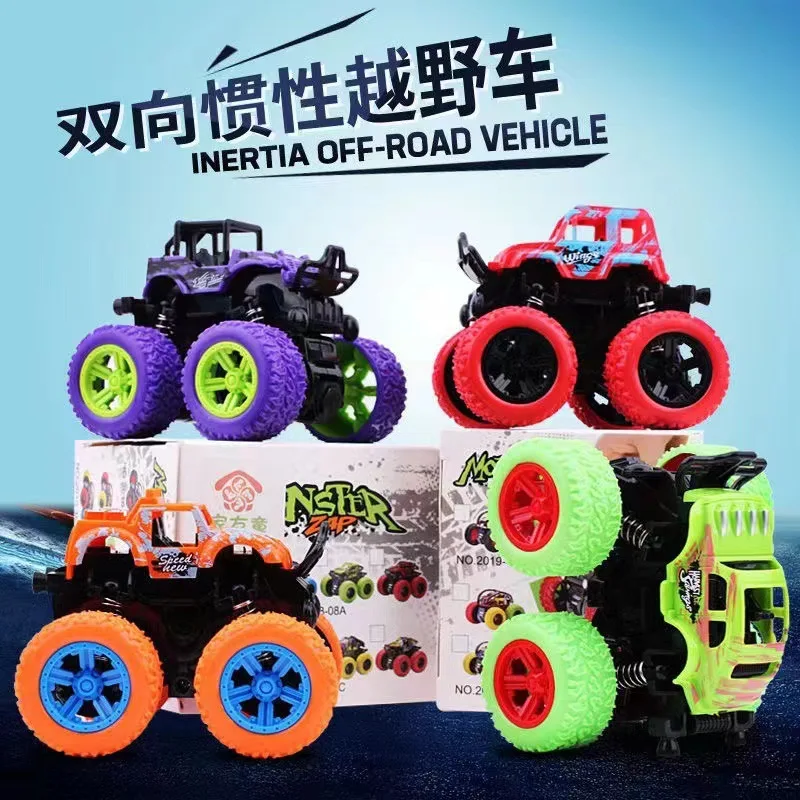 

Детский игрушечный экскаватор, инерционный четырехколесный привод, автомобиль, трюковый внедорожник, игрушечный автомобиль для мальчиков, пластиковая модель автомобиля