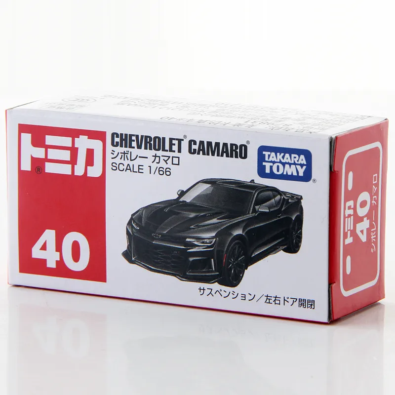 Takara Tomy Tomica No.40 Chevrolet Camaro 879831 черный 1/64 мини литая металлическая модель автомобиля