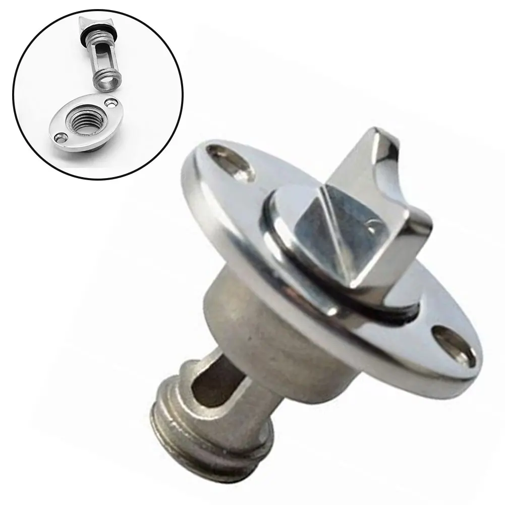 

Easy Install Oil Drain Plug Oval Drain Stainless Steel Fits 1\\'\\' Hole Marine 316 Oval Drain Plug 1x Silver