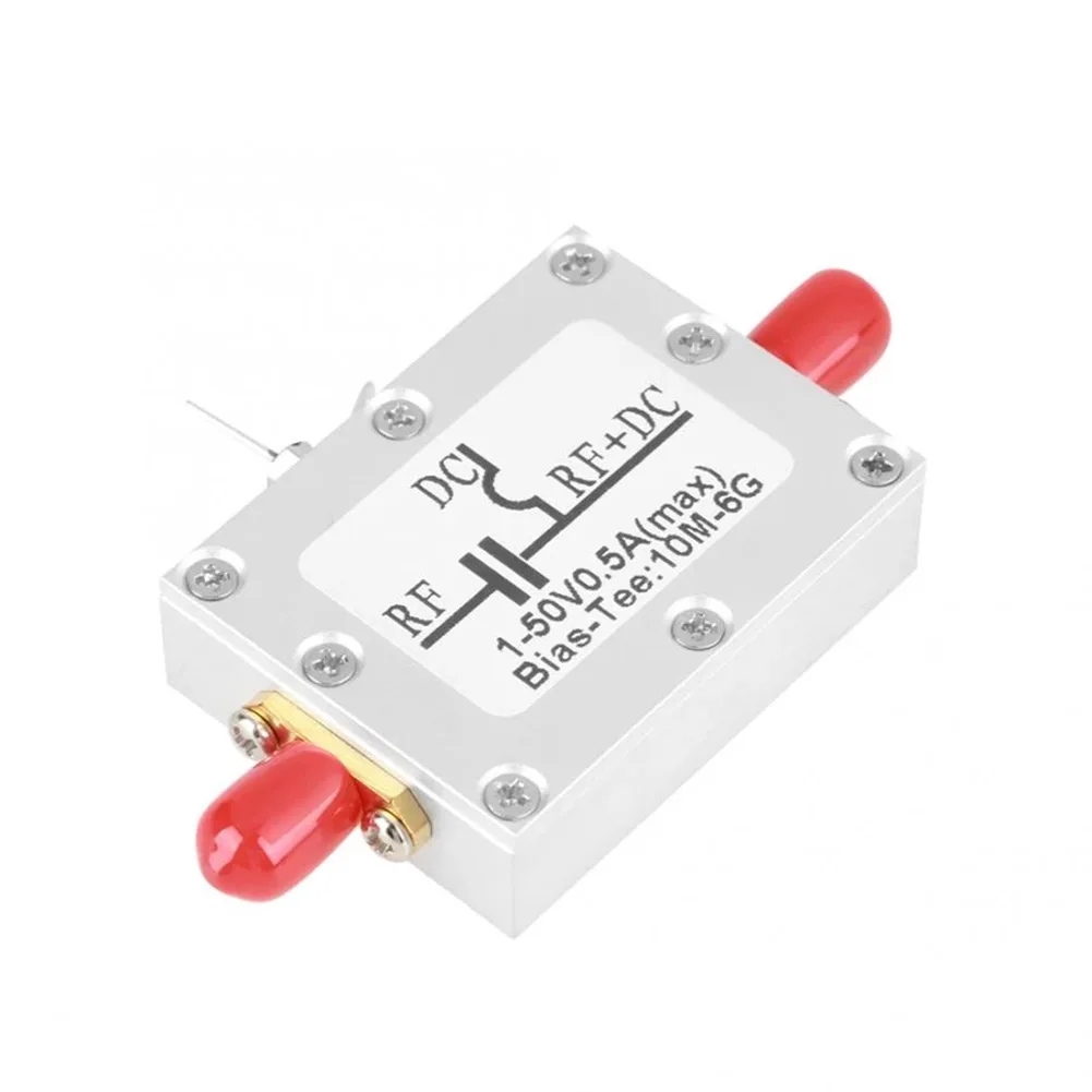 

10MHz-6GHz Bias Tee RF Broadband Module RF DC Blocker Deflector Radio Frequency SMA Interface Microwave Coaxial Measuring Part
