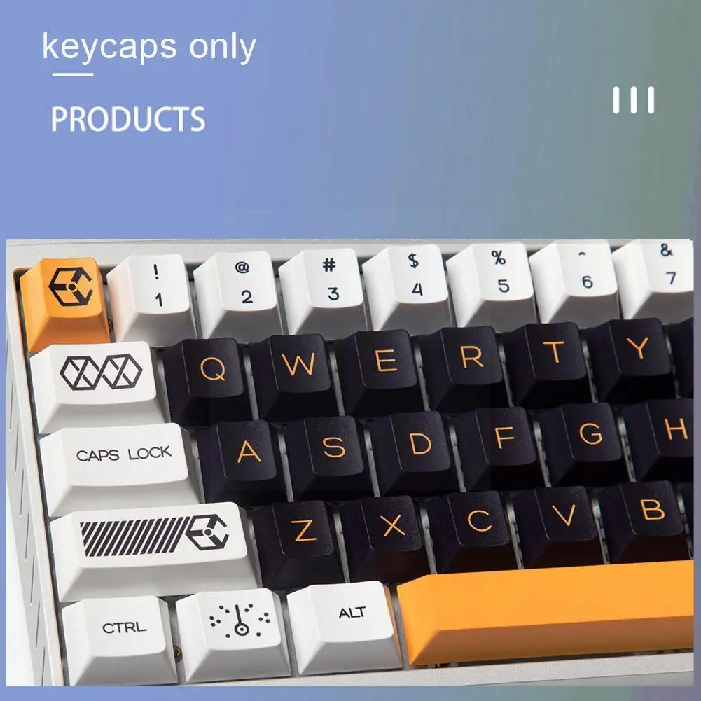 

131 Keys PBT Keycap DYE-SUB Personalized Key Caps Is for CHERRY IKBC MX Switch Mechanical Keyboard Gaming Keyboard Keycaps P7Y9