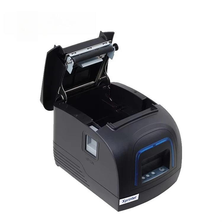 Фото Термопринтер чеков Xprinter 3 дюйма 80 мм XP-A260M A300M с световой сигнализацией, скорость 300 мм/с, принтер для печати счетов №3