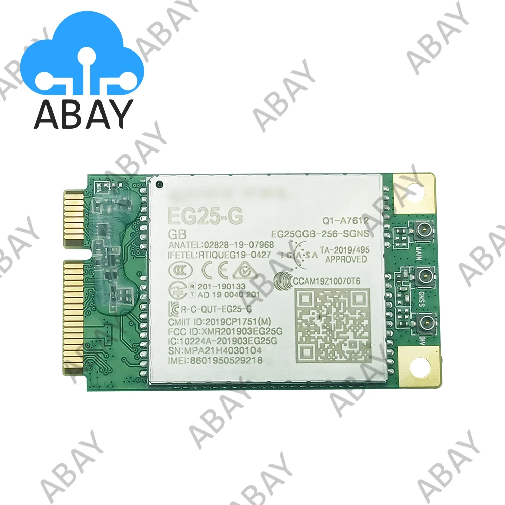 Quectel EG25-G 4G Module Mini Pcie EG25G-MINIPCIE / EG25G-MINIPCIE-S со слотом для Sim-карты FDD-LTE/TDD-LTD CAT4 IOT - купить