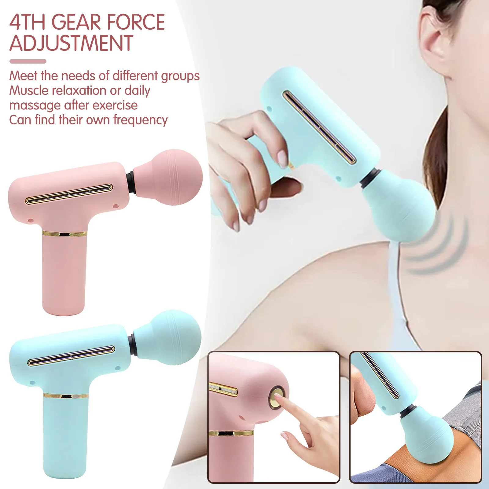

Mini Electric massage Fascia Gun Slimming Body Muscle Relaxation for Neck back foot leg shoulder Massager massage Gun percussion