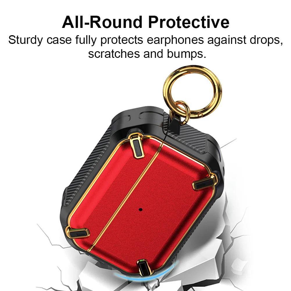 

Роскошный металлический чехол для телефона Apple AirPods 1/2 Airpod Pro, наушники-вкладыши, противоударный чехол для телефона