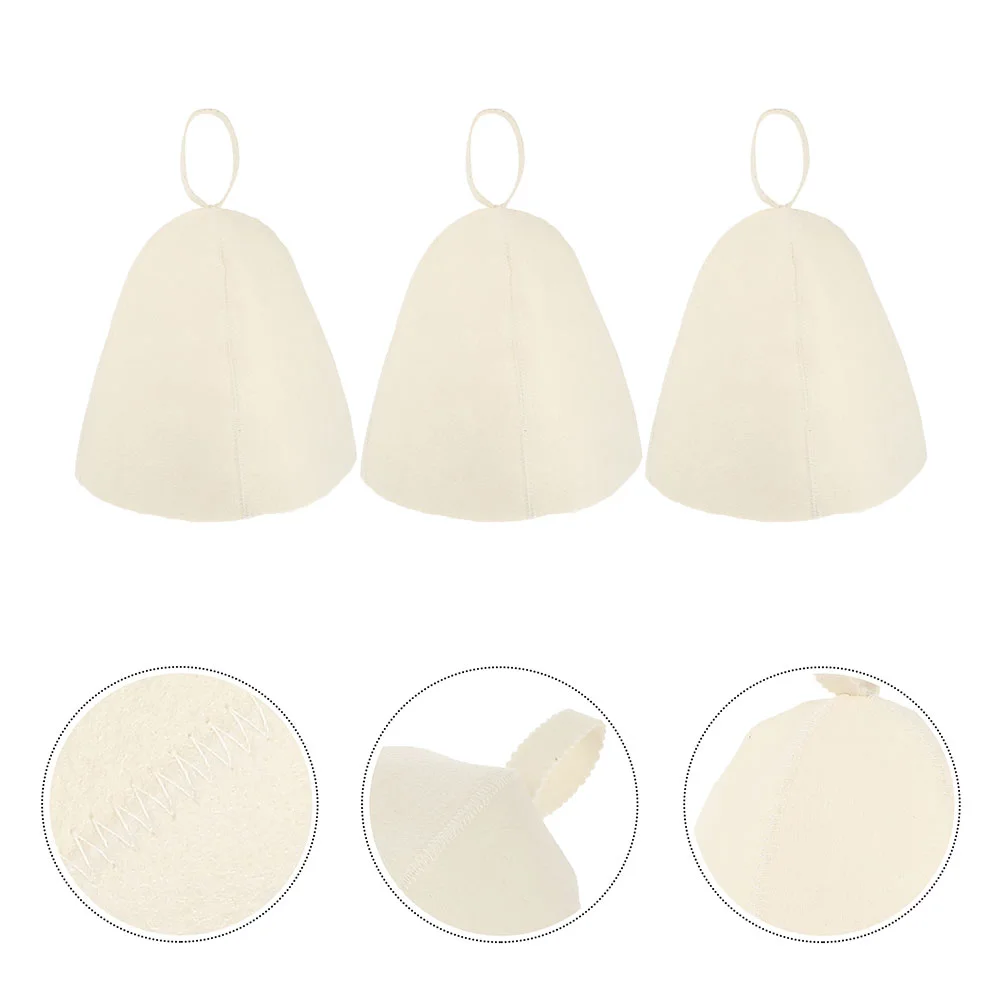 

Sauna Hat Cap Hair Bath Russian Felt Spa Headroom Banya Wrap Shower Towel Wool Microfiber Cover Caps Steam House Bathing Night