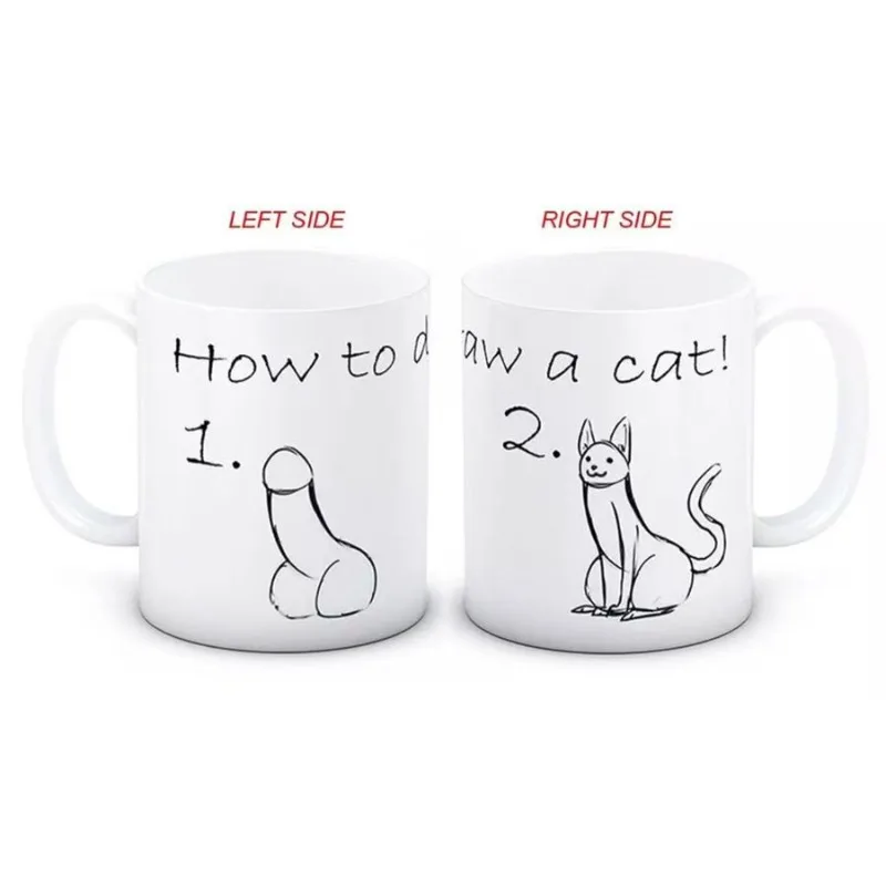 Забавная кофейная кружка с котом разноцветная керамическая чашка 3D эффектом