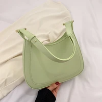 hot sale fashion shoulder bags for women 2022 casual crossbody bags for women pu leather solid color simple handbags womens bag