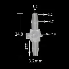 

Пластиковые соединители для шланга Pagoda 10 шт.