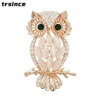 gold color retro big owl brooches for wedding clothing accessories scarf pin up buckle femininos brooches for women luxury