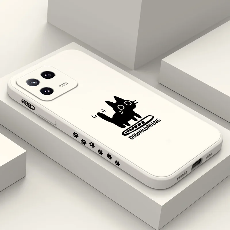 

Sky Kitten Phone Case For Xiaomi Mi 13 12 12T 12S 11 11T Ultra 10 10T 9 9T 9SE 8 Pro Lite 5G Liquid Silicone Cover