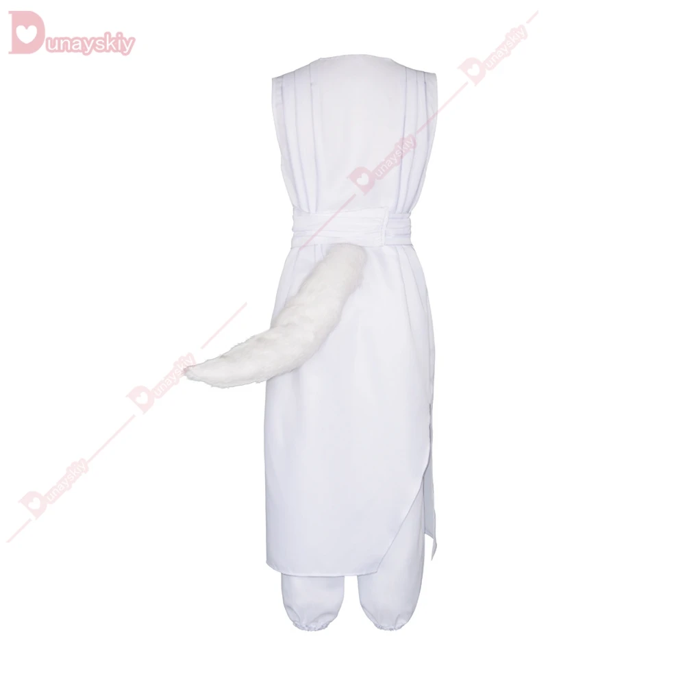 Yoko Kurama Shuichi Minamino Косплей Аниме YuYu Hakusho Костюм Белая лиса Униформа Хвост Наряд