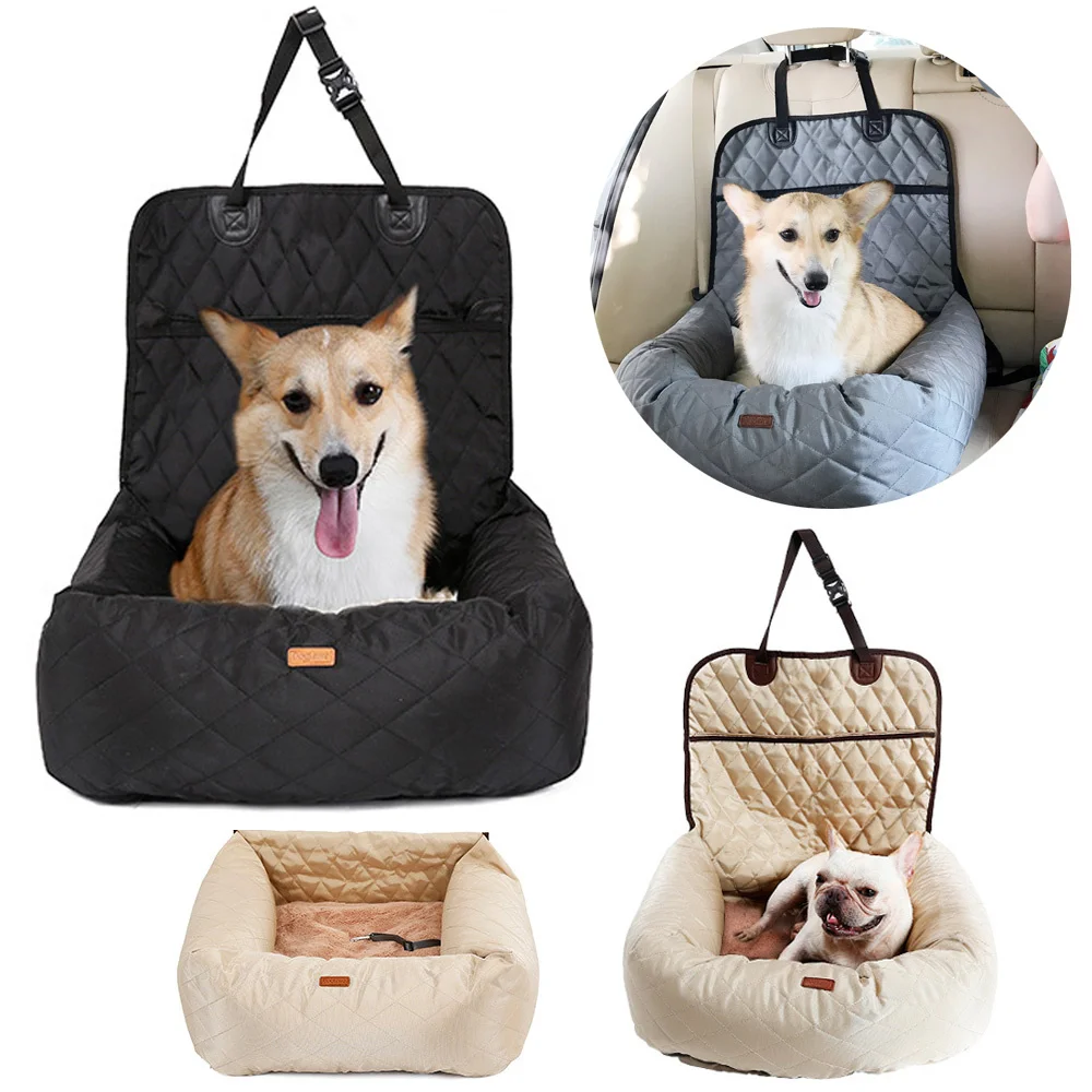 Dog Travel House Pet Stroller For Dogs Transportation Bed Cat Carrier Dog Car Seat Cover Small Dog carrier Puppy Accessories images - 6