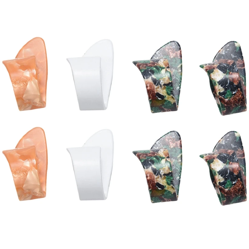 

8 Pieces Thumb Finger Guitar Pick Celluloid Mediator Thumbpick for Acoustic Electric Guitarra Thickness