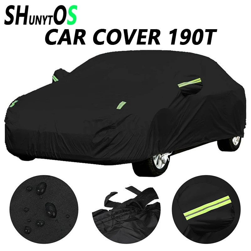 

Универсальный Водонепроницаемый Чехол для автомобиля, защита от снега, УФ-лучей, подходит для седана длиной 185-208 дюймов