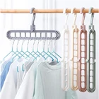 9-holet вешалка для одежды, шкаф-органайзер, складные пластиковые вешалки, сушилки для шарфов, хранения одежды, общежития, шкаф для хранения
