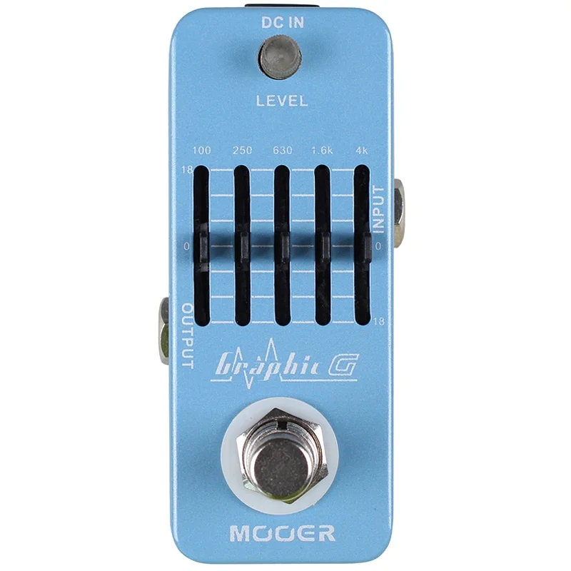 Mooer Графический G Педальный Эффект 5-полосный Эквалайзер Для Электрогитары