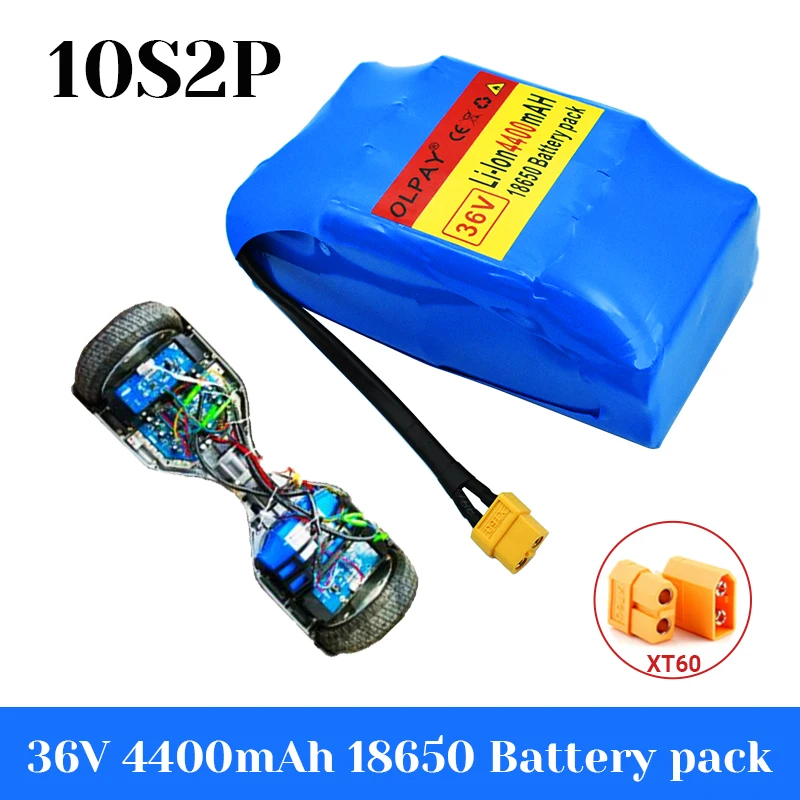 

100% New Original 36V 4.4Ah lithium battery 10s2p 36v battery 4400mAh lithium ion pack 42V 4400mah scooter twist car battery
