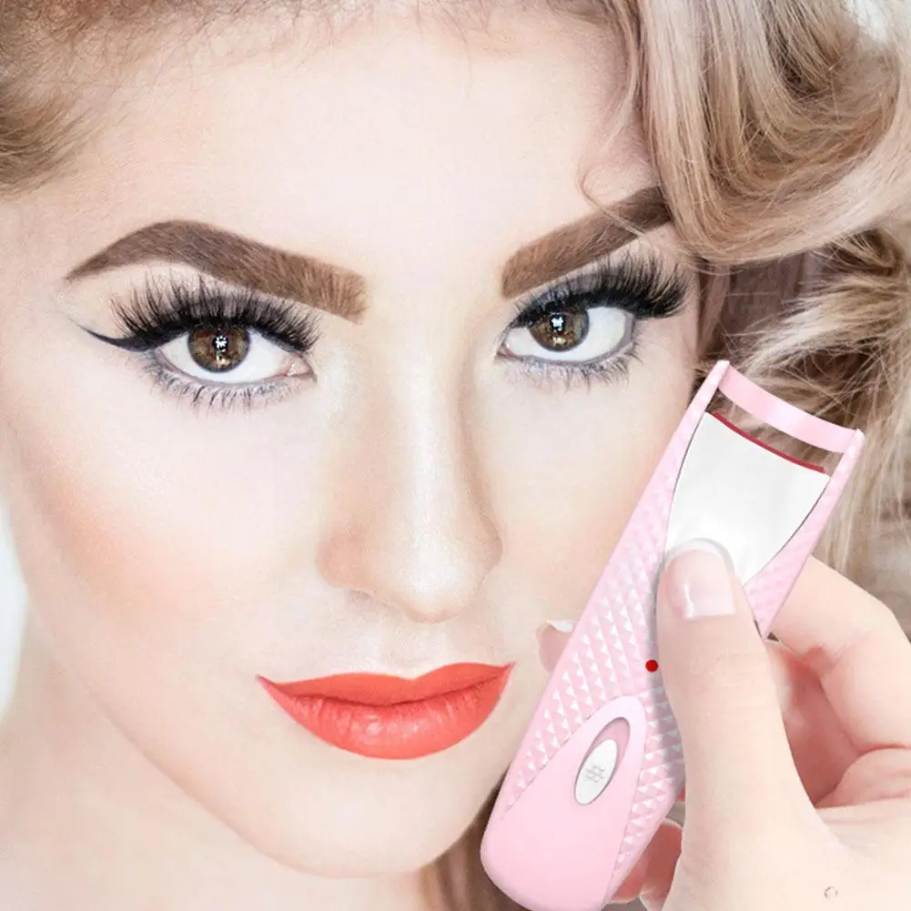 

Makeup Electric Heated Eyelash Curler Mini Long-lasting Natural Perm Shaping Eyelashes Curler Lash Arc Tools Curler Eyelash M4j0