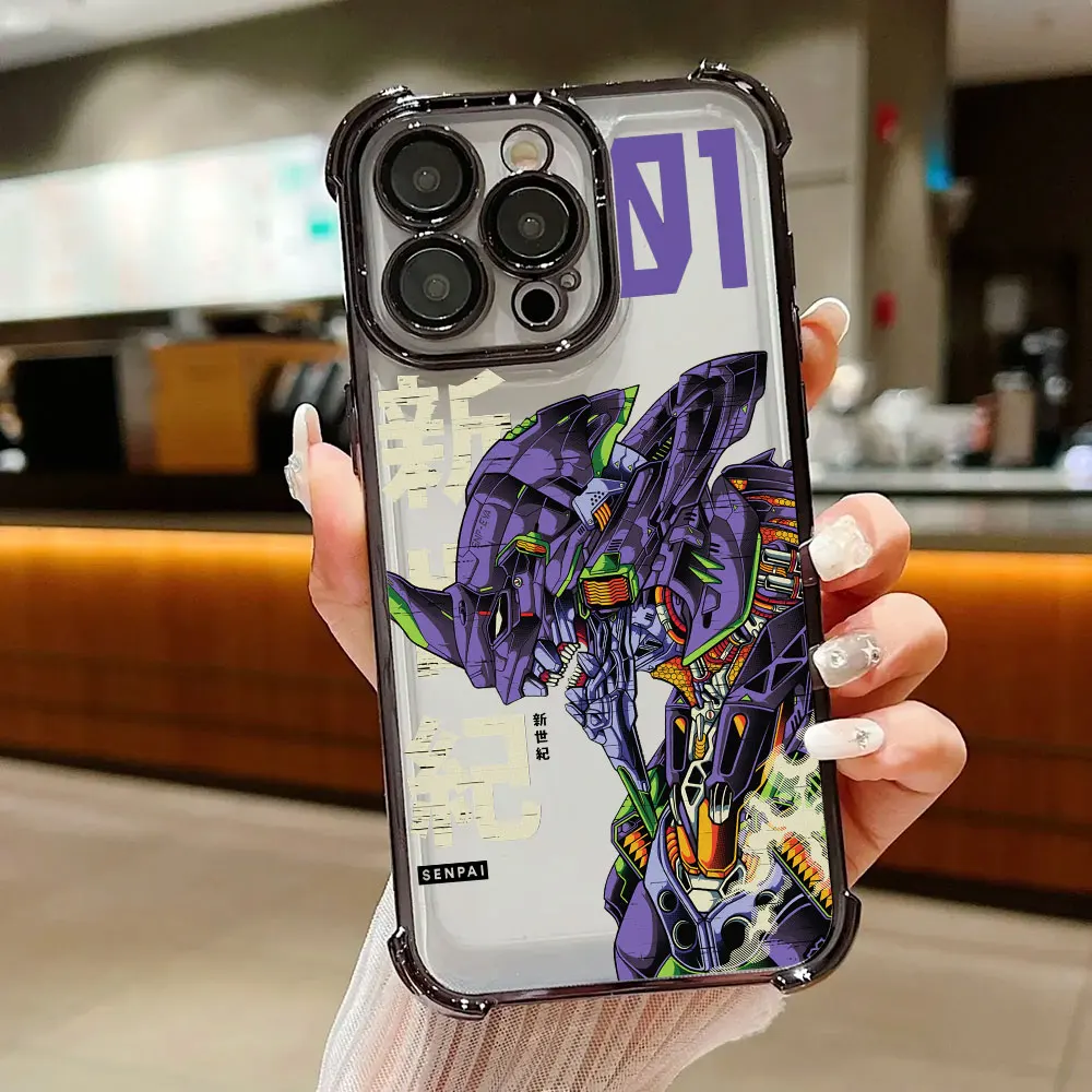 Чехол для телефона с изображением аниме E-Evangelions для Samsung S26 S25 S24 S23 S22 S21 S20 FE Note20 Edge Plus Ultra 4G 5G с защитой от падений и воздушной подушкой (art.: 3920dbb2e49f4) - 3920dbb2e49f4