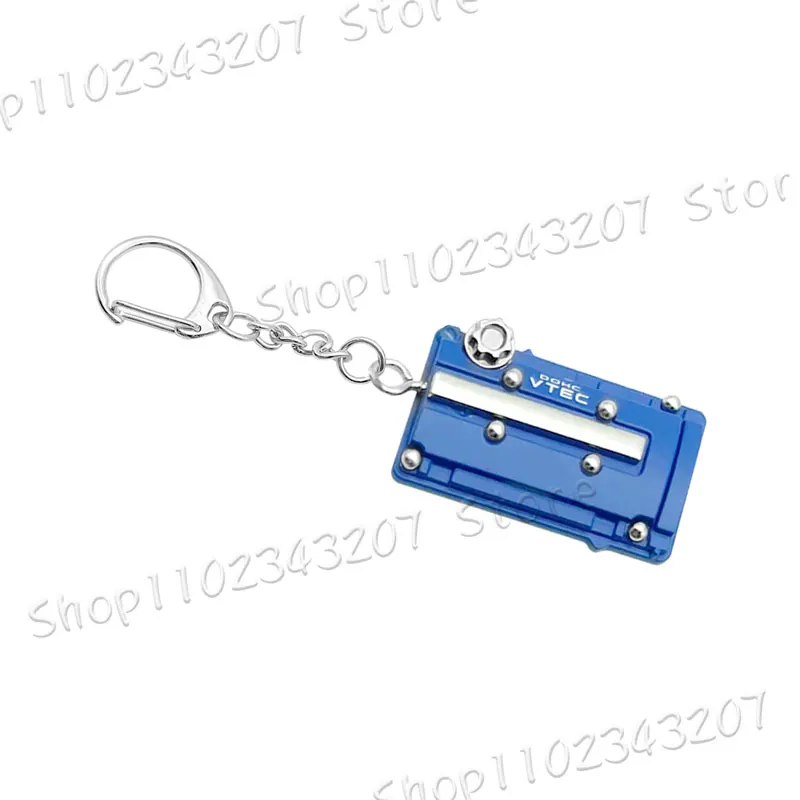 

1 шт. металлическая крышка клапана двигателя JDM Turbo Vtec для автомобиля мотоцикла брелок держатель для ключей для Honda Civic EG EK B16 B18