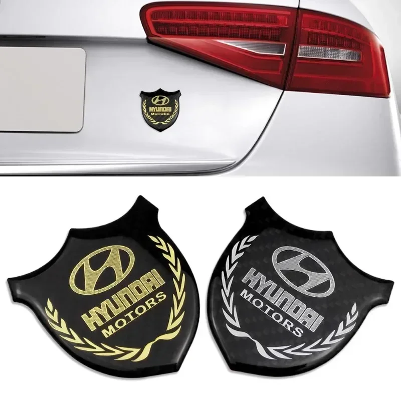 Наклейка с логотипом из углеродного волокна для Hyundai Sonata IX35 i30 i10 Azera Elantra Accent Santa, декоративная наклейка на окно автомобиля, эмблема на задний багажник (art.: 3920d8d24ce4e) - 3920d8d24ce4e