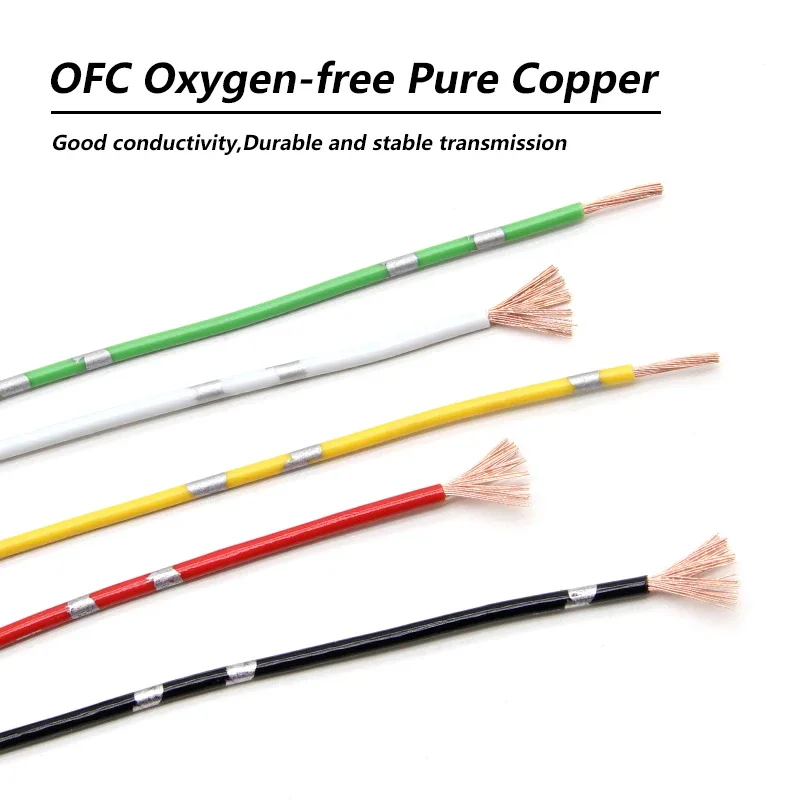 5–50 м AVSS Автомобильный модифицированный провод 22 20 18 16 14 13AWG Аудиокабель динамика