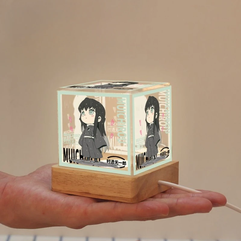 Demon Slayer Tokitou Muichirou Kanroji Mitsuri Ночник Аниме Периферийные устройства Милый мультфильм