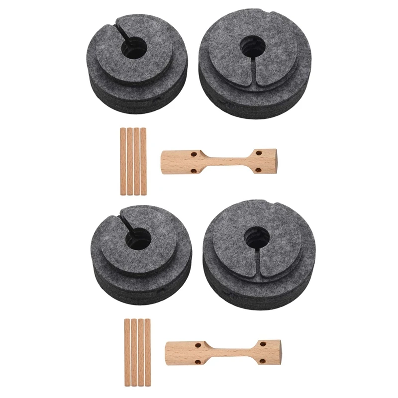 

2X Sheep Shape Anti Slip Cup Pads Coasters Insulated Round Felt Cup Mats Japan Style Creative Home Decor,Light Grey