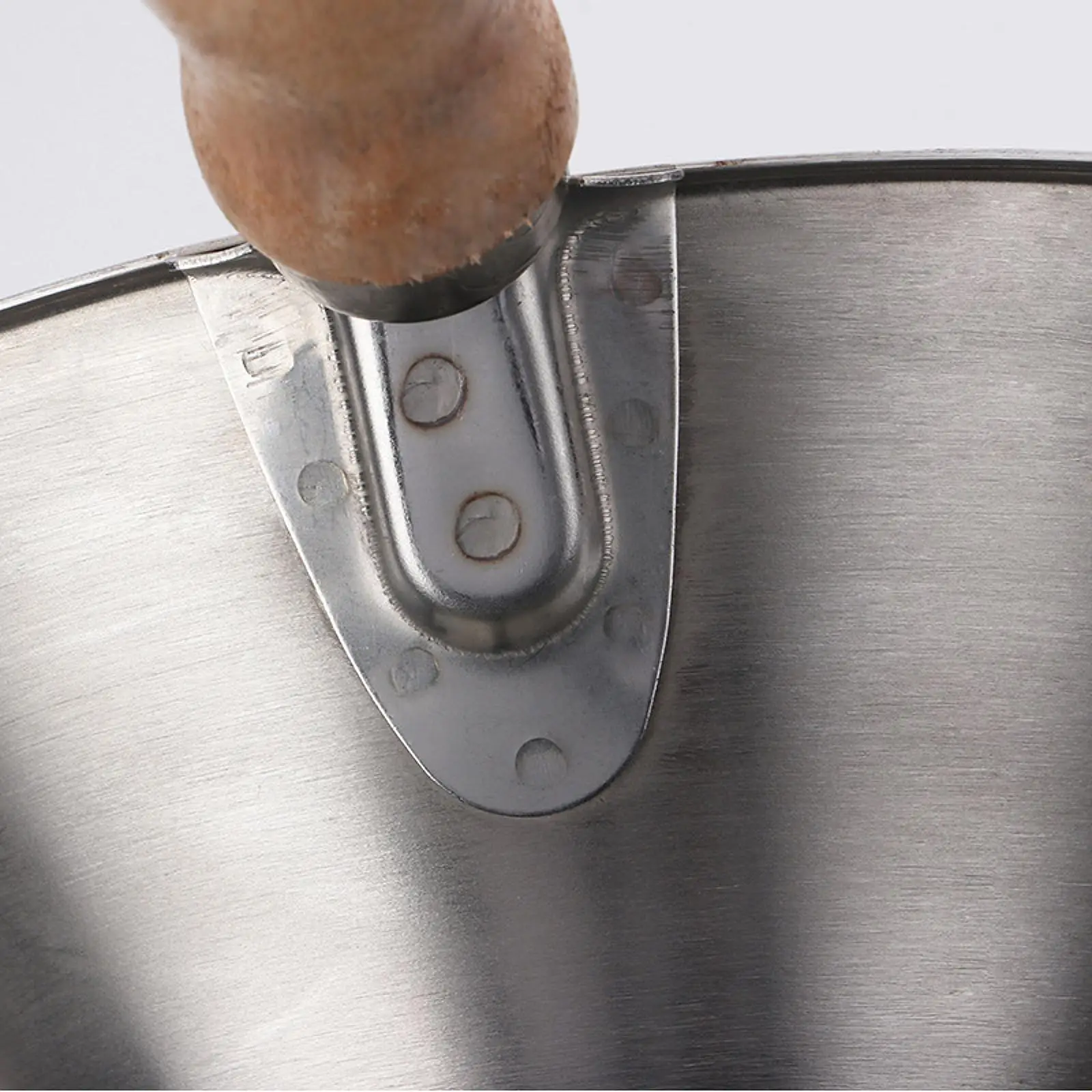 Cement Bucket Scoops Construction Tool Bowl Wooden Handle Home Renovations DIY