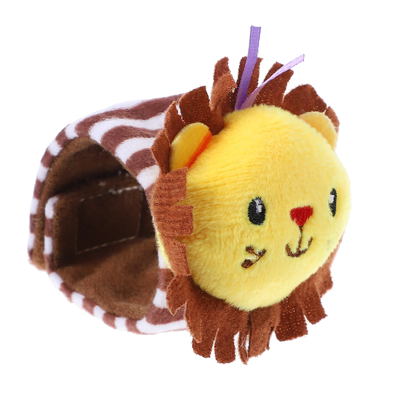 Наручные колокольчики плюшевые мультяшные погремушки животные для развития