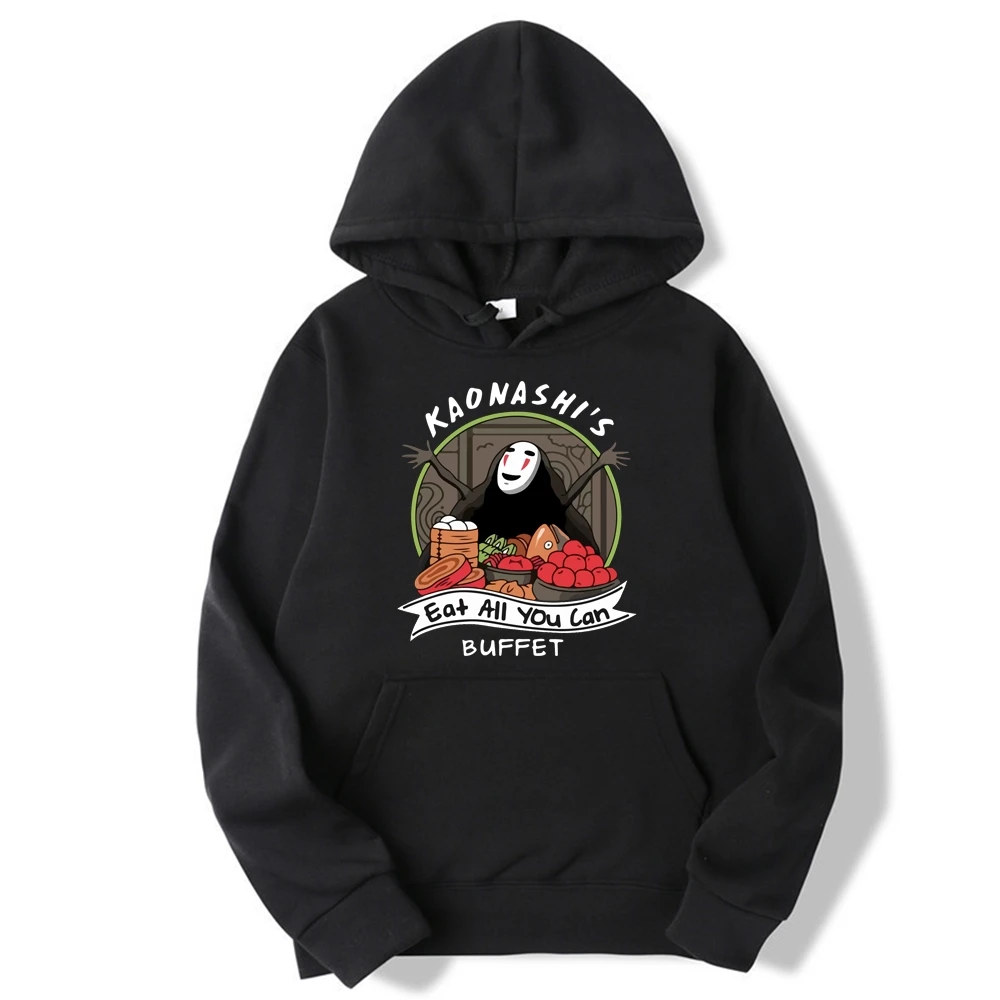 

Men Fashion Long Sleeve Japanese Anime S-Spirited Away Hoodie Casual Graphic Sweatshirt Tops XS-4XL