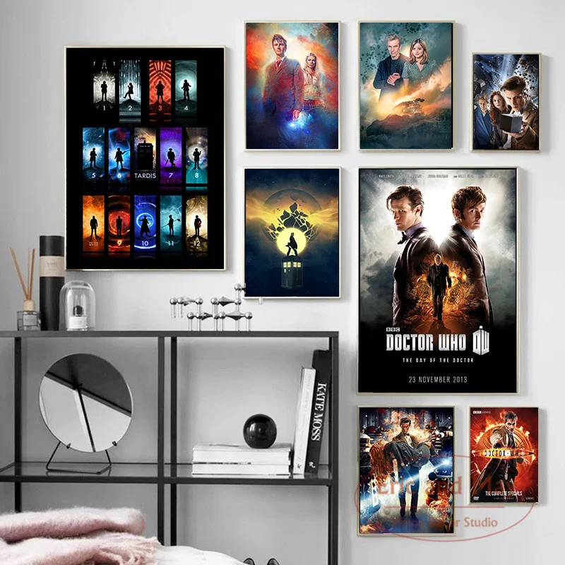 

Tv Classic Series Doctor Who Posters And Prints Canvas Painting Wall Art Picture Vintage Poster Decorative Home Decor Plakat