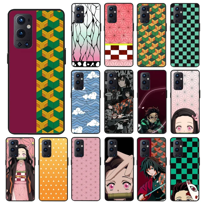 

Demon Slayer Kimetsu no Yaiba Phone Case for OnePlus 10 Pro 10T 7T Pro 8 8Pro 8T 9 Pro 9R 9RT Nord2 N100 N10 N200 Nord CE