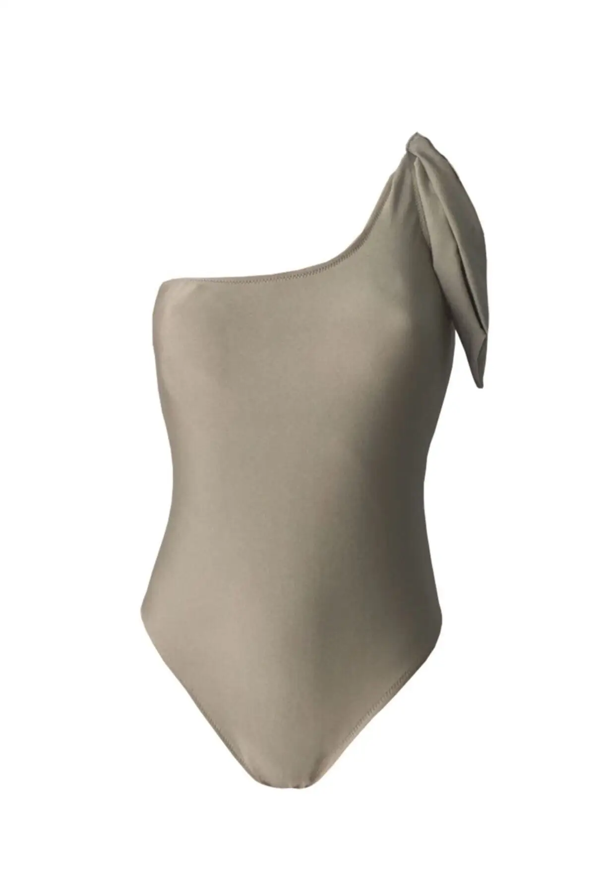 

Women's Swimsuit Swimsuit One Shoulder Lace Silver Gray One Piece Swimwear Female Push Up Suit Monokini Brazilian Swimming Suits