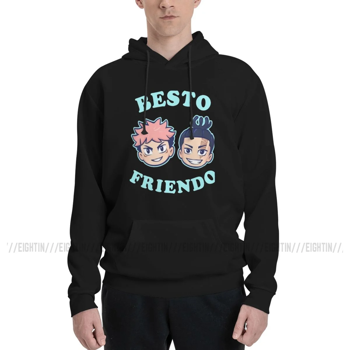 

Megumi Besto Friendo Jujutsu Kaisen Hoodie Men Women Funny Sukuna Anime Sweatshirt Winter Oversized Pullover