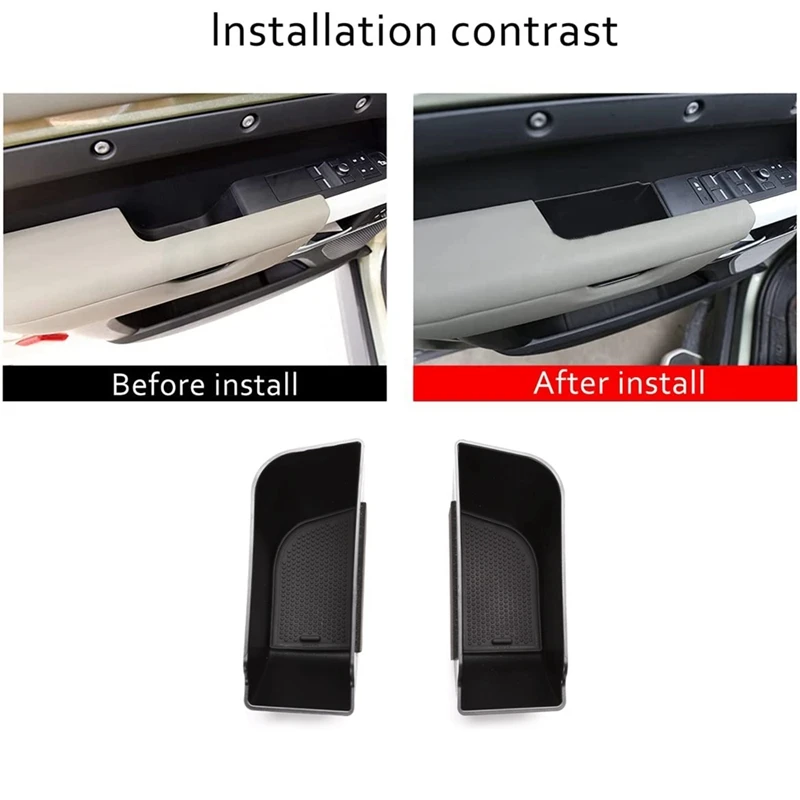 Боковой ящик для хранения на дверь автомобиля органайзер телефона лоток Land Rover