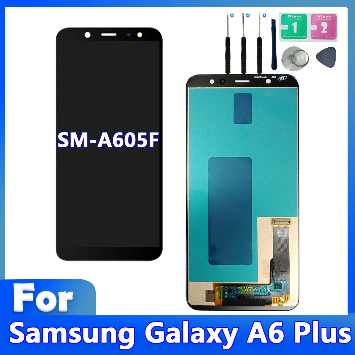 Сенсорный ЖК-дисплей для Samsung Galaxy A6 + 2018 Plus A605 A605FN дисплей