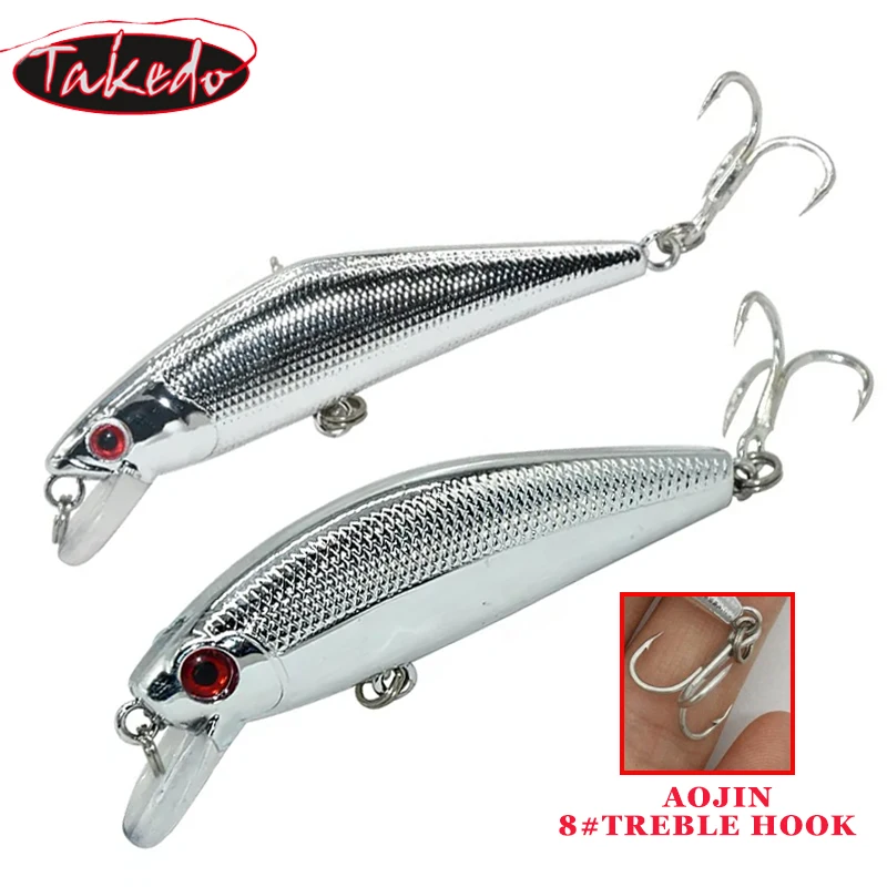 TAKEDO 8G 10G Sinnking Minnow Bait