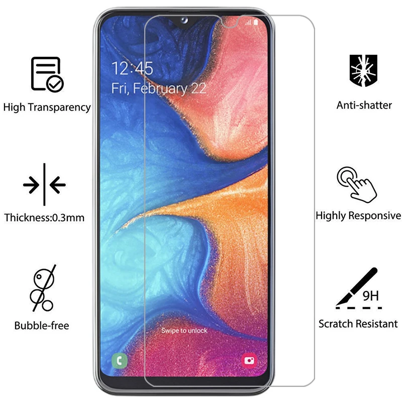 Закаленное стекло для телефона samsung galaxy a20e a10e чехол 20e a 10e 20 a10 a20 e задняя крышка 360