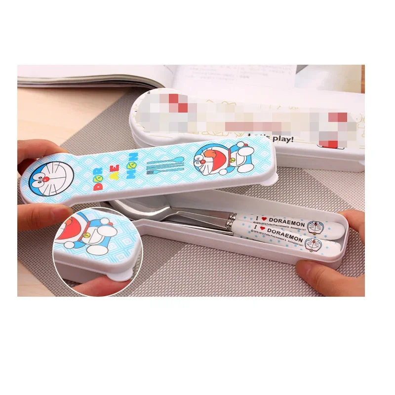 Новинка детская посуда Doraemon милые детские палочки набор ложек Мультяшные