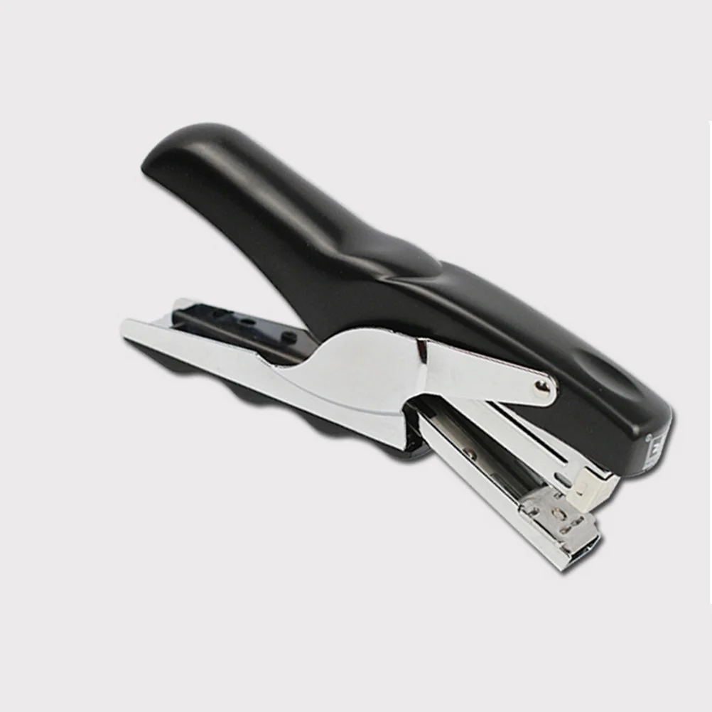 

1 Pc Stapler Black Hand Grip 20 Sheets Metal Standard Staples Plier Stapler for School Office